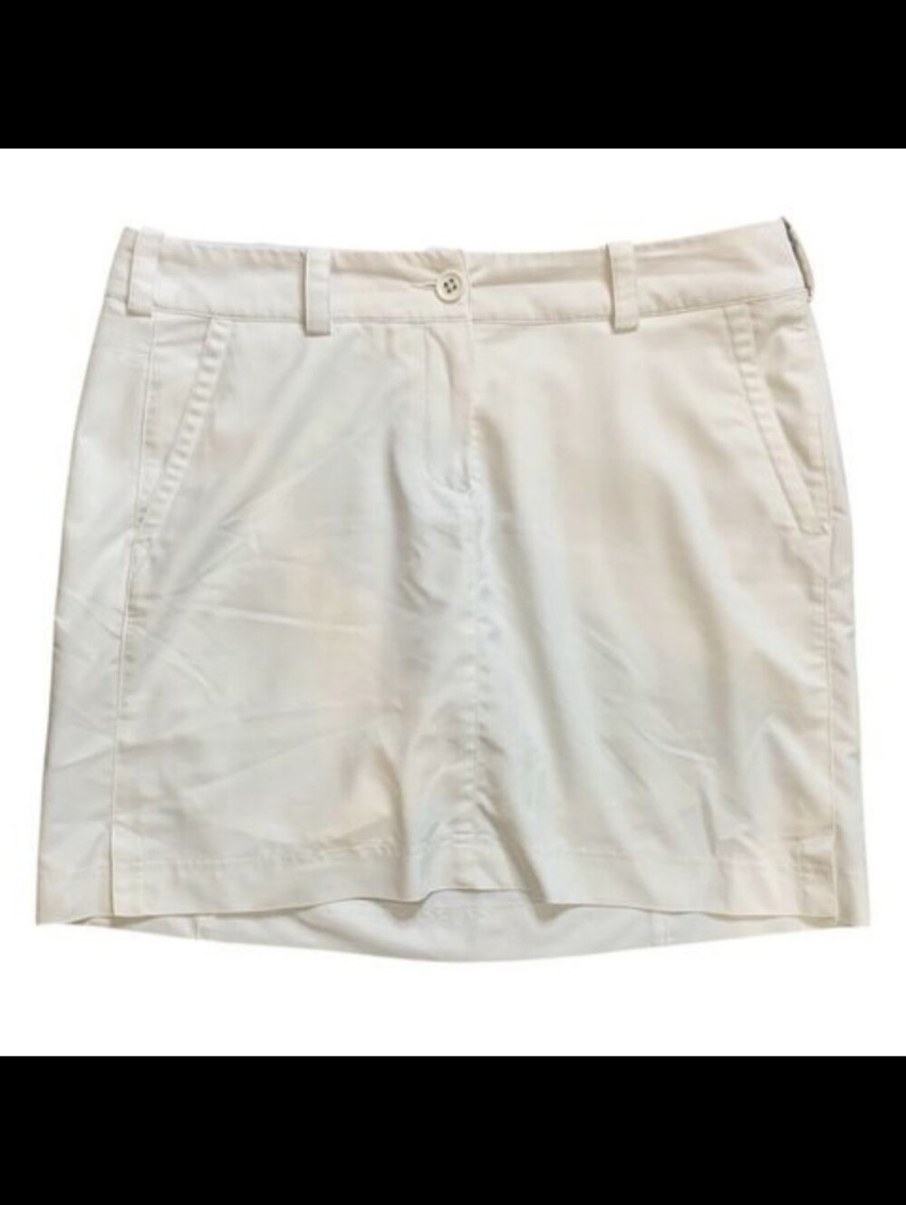 Nike Golf Dri-FIT White Skort Size 10 Preppy Athletic Mini Skirt